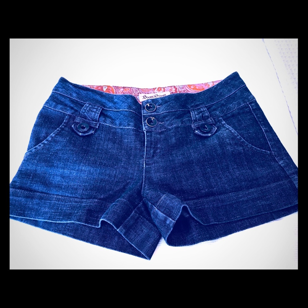 Denim shorts